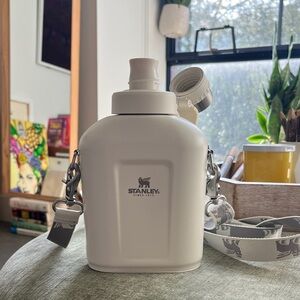 Stanley Cream Canteen with Strap